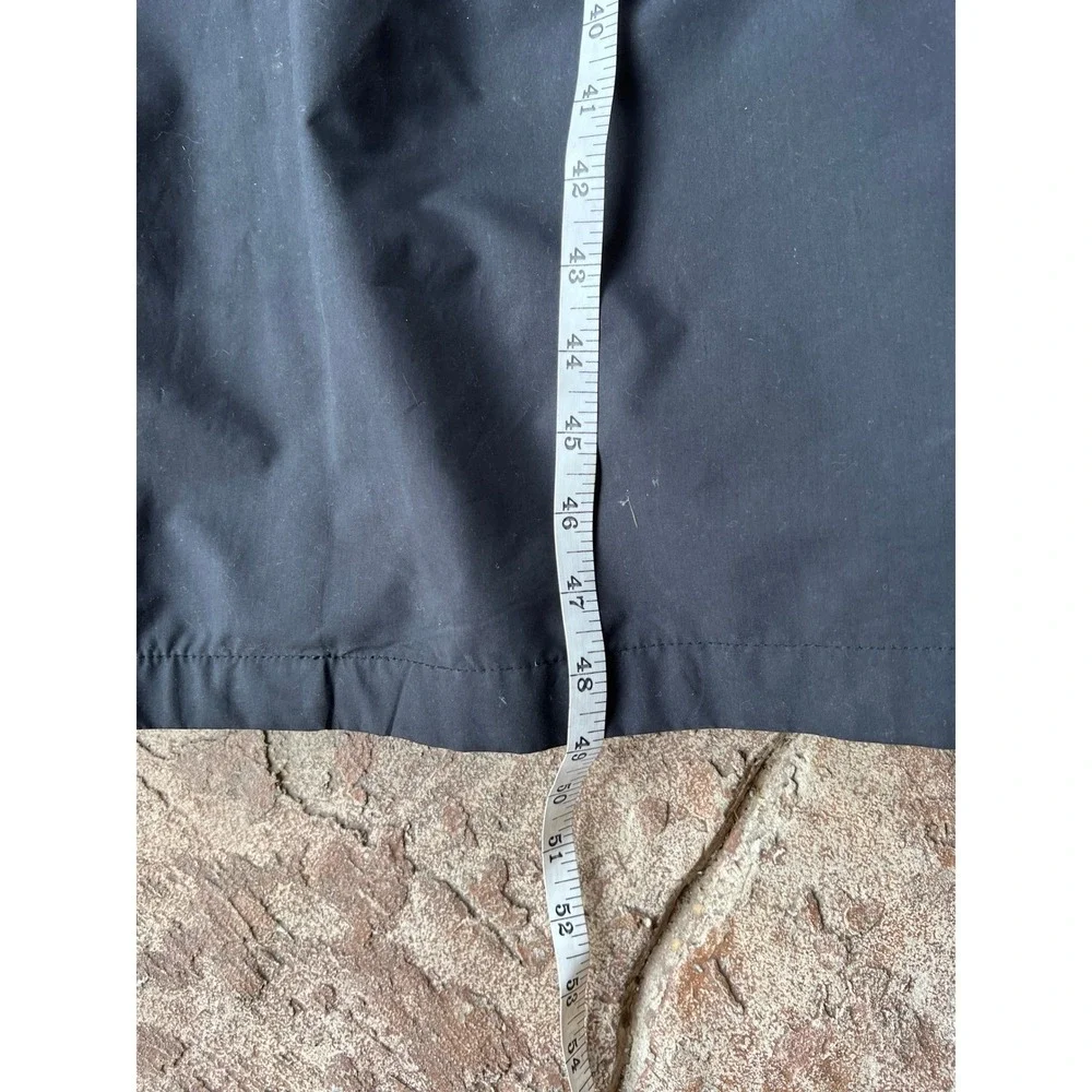 London Club Double‎ Breasted Men's Trench Coat Black Classic Long Old Money 38
